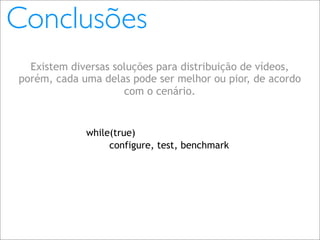 Video Distribution in the Internet (pt_BR)