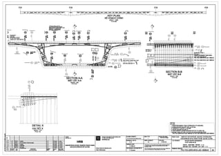 ~
~
it
i
~ii:
15
ES1 S1
~ PARAPET !!!(i!
i, STARTER BARS ::/:A
THANH COT THEP NHO RA ';:
SAS' SA7' SA6'
2x20-D12
@150
10
~~T
~Ell U CH NH TliANH TTHEP
~@~,filu~l~~
8 0
n--
9 @)
~ti! ~~ a ~~
911!. 9A ma
Ca
9•Cl Cl
·-... N .... a
.. N
N
;!~ -.t~
n
®
~g
·-c;:a.
..
SA9 S3 SB9
KEY PLAN
K~ HO~CH CHfNH
SCALE: 1/200
TYLl;:1/200
~@ C?@
~~-fo04~2~x3~1-~D1=6----1~ ~~~~~~~~~~~~~~~~~~~~~~~~~~~~~~~~'("/ @1150 ~
~I
I!!
~
uw .!:
F %
!I $i
!;l 8
uB
®0
"'"'C¥@_,_ _
N ~
N
x
~
I
-1 l;:::-
~
L..--.-! -
t

~
I--._
~
>Jr-
~
II
,j
@ 2x2- 016
c::
-- ~-- ~ ~ ~ "" --- ~
DETAILX
CHI Tl~TX
SCALE: 1/10
ITLI;: 1/10
I
f.-t
I
-Ll
9
SECTION A-A
MAT CATA-A
SCALE: 1/20
TY Li;:1/20
o----+---+---------------_.____......__ __.....__ ___. Q.IENT:
o----+---+---------------_.____......__ __.....__ ___. CHOflAuru:
3" 21/11Y11 Upda111d
2A 3004'11 2nd aubml11lon at'lechnlcal dMlgn HRBA.K
A . K
1C ~8110 Upda111d A . K
18 2MIBl10 UPDATED
1A 31m1110 Fl'"111a»
A . K HANOI METROPOLITAN RAIL TRANSPORT PROJECT BOARD
!----+---+----------------,.-.K---4----+-----l BAN DI/AN llWNG IA.TllOTHI llANQI
REVISION DATE
SLrAOOI Nal.Y
DESCRIPTION
NQI DUNGWAfJOI
IHIHl!BI'
HIM!
CllllClllBI'
IOI.!
•PROJECT IMPLEMENTATION CONSULTANT
11 VAN THl,IC HleN DI,/ AN
SYSTRAS.A
PROJECTDIRECTORGIAMaocDI/AN:
Alain B~cheraau
n
9
a
ma
Ca
·-<;:A
..
FILE NAA1ElTtNBAN/£:
DESIGNED BY TH1£TK£ :
A. K
CHECKED BYSlll.T:
G. Maur1s
CHIEF ~IGNERCll) NHleMlll1£rK£:
P. Amaud
SA9 SA8
SBB
SA7
587SB9 (§
<@) @)032 033
Na
51 5]
Ci~
.....t:
,1  I       I  1,--,---,---,---,-   ,-·  ·
'J
2x2 0- D12
@l-'r ~ @1150
DETAILX ) 016®§
CHI TIETX
BLISTER TYPE 1
DD
1R0 LOAI 1
L~
,______ .______
I
V REINFORCEMENT SEE DWG.,_
~
1---
L~
L---- 1--- '---- '- I-- ~I
~ - I iSffi_m-~~04--18662-B
3-B
- - ~
,.,,...-
..__ '-~
PIC-TEC-GRR-WVO-J04--1866
I-=
= k '--- - -~~ ,.L-;;....-- L-- ' - 014
~ L_J0 14 L _ J
~i 08 009 n
SECTION B-B
MAT CAT B-B
(~
SCALE TYLE:
FORMATKHO BAN VE:
A1
STAlUS TfNH~G :
Teclmical Oesign
DAlENGAY:
31/01/10
Thil <Rwi'ID mUll:notbe eithlrlOlrled,<q>ied«otl'lll'Wile NP'Odiacl
ln wtdeah P11rt orul8dfor•nr prupmewllhoul:.. prlor'Mltsl
parmlllllonot HRB.
......My_..,.,._......."11 ..... ..,.. .... _m(LlpMnt.y
.... ~ ... - .........~t~ ,,.,, ...... HRB.
SCALE: 1/20
T'l' Ll;:1/20
NOTES: --------------------~
GHI CHL.f:
1. REINFORCEMENT YIELD STRENGTH: FY=420 MPA.
1. ClldNG fl0 CHAY CllA cx:fTTHE'.P :fy--420 Mpa
2. CONCRETE COVER: C=50 MM.
2. Ld P BE TONG e.<ov£c=50 mm
3. FOR PARAPET srARTER BARS REFER TO DWG. NO.
3. flE. XEM THANH COT THe!P CHO' COA LAN CAN XJN XEM BAN 111:SO
PIC-TEC-GRR-WVO-J00-18803-B TO PIC-TEC-GRR-WVO-J00-18808-B
PROJECT CVAN: HANOI PILOTLIGHT METRO LINE Sedion Nhon•HantiRailway S1atial
TllY£NflOONG sAT00llilTHIfll~M TPHANQI Batn N~n · Ga Hi NOi
Tm.ETtNBANVE: NHUE RIVER CROSSING
VU'QT SONG NHUI;:
DECK- SA8-SB8 - REINF -1/2
BAN ~T cAU - SA8-SB8 ·COT THi:P - 1 / 2
DRAl'l1NGNO. BANV£SO:
PIC-TEC-GRR-WVO-J04-18556-B 3A
 