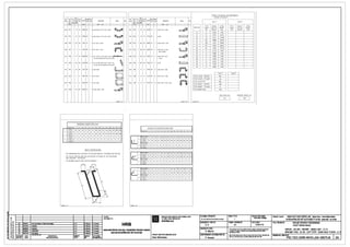 c
Total Lengths and Weights
f:'o L thlShape
I
l:"o
I
Number of members 1
"" T1pe No fbor Total Bend
"" Type No fbar Totol
Lengfh
hope Bend
mark
'"" of ""'h No '"9 [ode Type Dimensions Shape
"" mark
'"" of mmh No Code Type D1mens1ons Shope
"" Type T Type R
size memb mmO size mernb memb
" " " " '' '' '' "
~
Total Weight Total Total Weight Total
~
Diameter Length per unit Weight Length per unit Weight
004 D14 1 13 13 5780 25 1 A~OOl B~6~l C~S15 D~SJS E~4611
~ m D16 1 13 13 6270 15 1 A~lll4 B~Ol C~l1l4
,,, [kg/ml [kgl ,,, Ikg/ml [kg]
~
6 0 0.222 0.00
~
~ = 8 51 0 395 22.53
001 D14 1 13 13 5780 25 1 A~OOl B~O~l [~515 D~SJS E~461• m D16 1 13 13 3710 00 Aol109 ~
10 14 0 617 45.BB
~
11 114 0.888 189.62
~ ~
~
,,, DlO 1 16 16 1510 15 1 Aolll Bol41 Co1349 034 D11 1 16 16 3650 15 1 Ao1011Bo505[olJll 14 150 1210 181.84
~
16 311 1.580 566 21
n. ~
IJ::d>
18 85 2 000 170 56
000 DO 1 9 9 1130 99 1 A~99 BdSI C~l1S m D11 1 16 16 2050 99 1 A~SlO B~l49 C~14l4 ~
«1~91' ~z~90•
10 0 2 470 000
~
11 0 2 980 000
, . ~
~
0 3 850 0 00910 D16 1 13 13 9780 99 1 A=l4J B=4011 (=139 0=4014 E=135 f=lt-,"
°'" D11 1 40 40 1350 15 1 A=69l Bd91 [=6Jl 15
a1=1JS"<>Z=118"<>l=1Z"<>•=11"<>5=1l5" rl=Sli
~
18 0 4 830 0 00
' ~
'
E::::=i
31 0 6J10 D.00
011 D16 1 16 16 4390 99 1 A=llJ 8=1191 [=190 D=l791 E=1H F=141 m D10 1 16 16 1350 13 1 A=1115 ~
36 0 7 990 D.00<X1=1JS"<XZ=71"aM03"<>>=71"a5=1J5" ~
6 n. 40 0 9.860 D.00~
°" DB 1 56 56 530 99 1 A=l19 BdO~ m DB 1 3 3 1130 99 1 A=98 B=l51 [=J15
Ikd n. Type T Type R
°" D11 1 4 4 990 99 1 A=l10 B=l50 0'1 D8 1 6 6 1140 99 1 A=101 B=l51 C=l15 Total Length - Bended: 903
Total Length- Straight. 4B
D11 1 1 1 1090 99 1
Ikd D8 1 6 6 1160 99 1
ft Total Length [ml 951
016 A=l9J 8=168
°" A=iO 8=l51 C=14~ D=l15
Total Weight - Bended· 1122
Total Weight - Straight 16
"31
°'" 1 16 16 3280 1S 1 A=1490 B=ZJ71 [=IQI
~ Total Weight [kg]: 1197
Mean Size Imm] GENERAL WEIGHT kg
I
14 3
I I
1197
I
""'"'"-OTP- '"""" -011'-
""'"""'"'
c
BENDING DIAMETERS Imm)
Diame~ers 4
"
10 11 14 16
'" 10
" i;
'" 3, 34 40 Lengths of standard hooks Imm)
Hooks
ITyp' 11 34
'" 40 11
"' %
'°" 1'0 131 140 1'4 1;4
'"" 310 I Diame~ors I o I BI 1a 111I14 I 10 I rn I 20 I 11 I 1sl 1al i1 I io I 4o
0
Fram"
(Type 1:)
" 3, 40
'" 54
" 19" 1'0 m 1;0
"' ,;4
'"" 3'0
Hook• 0 0 0 0 0 0 0 0 0 0 0 0 0 0 nchorago
" %
"° '" 16e
"' "' m m
"° m
'"' "' '"°•
!Typo 11
0
ITyp,11
Frornos
" "
0 9
"
0
"
0
"
9 0
"
0 0
@_
Fram.,
" %
"° '" 16e
"' "' m m
"° m
'"' "' '"°ihoe21 1Type11
nchorago
9 0 0 9 0 0 0 0 0 0 0 0 0 0ITypo11
0
Fram••
(Woe 11 0 0 0 0 0 0 0 0 0 9 0 0 0 0
BAR DIMENSIONS
- THE DIMENSIONS ARE GIVEN ON THE OUTSIDE FIBER OF THE REBAR [SEE BELOW!
nchorage
" '" 40 11
"' %
'°" 1'9 m
'" "' "' '" '"ITyp,11
~
0
Fram.,-THE TOTAL LENGTHS ARE CALCULATED ON THE BASIS OF THE CENTERLINE
" '" 40 11
"' %
'°" "" m 1;0 16e
"' ,16 m
[ISO 3766:2004 - METHOD Bl
1Typo21
nchorago
0 0 0 0 0 0 0 0 0 0 0 0 0 0
- THE BENDING ANGLES ARE GIVEN IN DEGREES 0
ITypo11
Fram.,
0 0 0 0 0 0 0 0 0 9 0 0 0 0
~
'
(Woe 11
., l"nchorage 4; 4; 4; 4; 4; 4; 11
"° "" 100
"' "" '" ,40
Jt-
1Type11
0
Fram.,
~ >
(Typell 4; 4; 4; 4; 4; 4;
" "° "" 100
"' "' '" ,,0
- l""'horage 0 0 0 9 0 0 0 0 0 0 0 0 0 01Type11
• Frames
1Tvoe21 0 0 0 0 0 0 0 0 0
"
0 0 0 0
a
•
•;
';i__
'"""'"•-DTP- ,,,.,.,._.,,_
~
' CLIENT:
II
PROJECT IMPLEMENTATION CONSULTANT FILENMIEITtN BAN v£ : sr.ALEIrtL(: : STATUSTlNHT~: PRO.ECTIDl/ #.! : HANOI PILOT LIGHT METRO LINE Sectkln NOOn - HlllOI Ralway station
~ I CHOEl.Wnr: Tl/ VAA THVC Hll;N DIJ AN PIC-TEC-ORR-WVQ.JIM-1Bli7Ml_JIA.DWa - Technical Design
TU1N WONG sATBO rn1 rnl Dlt::M TP HANOi E>olil1 Nh&i- Ge Hill NOi
! ~ ~ SYSTRAS.A
DESIGNED BYITlll£'rKE: : FORtMTIKHO eANv£ : DATEINGAY: Tm.EITtN BAN v£ :2A
'''""' 2nd 1ubmi11ion of technical d811ign
~·
3.Mauria ........ HRB NHUE RIVER CROSSING
'~ A.K A1 31/01110 lll1QT SONG NHUo7
~§ '" 01/1Cll10
""""'"' H 3.Maurls ........
!!s ''
,...,, UM•1"d H IG. Maurta ........ CIECKED BYsoAT: Thia dr-ing rnJlll not ... - IDar-.d, coplacl ....- rapmcilcad DECK- S1-S2 - REINF - BAR LIST-2 I 2HANOI METROPOUTAN RAIL TRANSPORT PROJECT BOARD
q ,. ,...,, UPDATE>
~·
jG. Mauria
"·""""' G. Mauris i1 whole ar in part or used for any prl4)Ca wihoU; lh8 priorwrillBn
BAN ~T cA.U -81-82 - COT TH~P - DANH Ml,JC THANH - 212
~ " 31/01/10 Fi181 llal8
~·
3.Mauria ........ BAN OiiAN DUONG sAT00 Tiii HA N()I permissiondHRB.
! •
""'"" ..... PROJECTDIRECTORIGIAMe0c IX/AN : CHIEFDESIGNERIa-iott11eM Tiii~ KE: : Bin ve nQ" khOng auqc ph6p ar. dlol'IQ dllCI mQI hlrll tll)c, ml)I phln hay DRA'MNGNO.IBAN v£: SO :
I2A~ B
REVISION OAJE DESCRIPTION ClilEFOFDl!O IDAn bl), mil khOng o!uqc •II' .Dig~ ~IAln bin all. HRB.
PIC-TEC-GRR-WVO-J04-18573-B8(/AOO
"'" NQI DUNG SO'A 001 THl~ICE
"" ClllNIGlllETE Alain Bllchereau P.Amaud
 