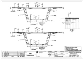 ~
~
i
I!!
~
t ui w .!:
F %
!I $i
!;l 8
~ uii: B
=---
s-LONGliJDINAL BAR
THANH COT THeP DOC
=---
8
N
0
@-
LONGliJDINAL BAR
THANH COT THeP DOC
-9 012
n
9 @ '
-9 012
c:---@)
4xSx10-010
@l 300
L-~....L.~~-'--~~~~~~~~~~~~~~-4-~~~~~~~~~-1 Q.IENT:
@>
=
="'
9@
L-~....L.~~-'--~~~~~~~~~~~~~~-4-~~~~~~~~~-1 CHOflAuru:
3" 21/11Y11 Upda111d A. K
2A 3004'11 2nd aubml11lon at'lechnlcal dMlgn A . K
-
@ LONG.BAR
THANH COT THl:P DOC
-8
=N Cf>
C?@
~
© L--....J
c§=
="'
9~ -.o= @- "'
~
o -
6@,
N
~ "'c;
@ LONG.BAR
THANH COT THeP DOC
HRB
1C ~8110 Upda111d
18 2Ml&'IO UPDATED
A . K
L-~..J!=~..i....:::t:::=--------------+:,,::..:_ K:._---i:::;..:::=--+.;..:.::=~ HANOI METROPOLITAN RAIL TRANSPORT PROJECT BOARD
1A 31m1110
REVISION DATE
SLrAOOI Nal.Y
Flr"111a»
DESCRIPTION
NQI DUNGWAfJOI
" ·K BAN DI/AN allONG sA.TaO THI HA NQI
IHIHl!BI'
HIM!
CllllClllBI'
IOI.!
SECTION C-C
MATCATC-C
SCALE: 1/20
TI'LS:1/20
L--....J
•
<§
~5;
o -
6@,
N
~
SECTION D-D
MATCATD-D
SCALE: 1/20
IT Li0:1120
PROJECT IMPLEMENTATION CONSULTANT
11 VAN THl,IC HleN DI,/ AN
SYSTRAS.A
PROJECTDIRECTOR GIAMaocDI/AN:
Alain B~cheraau
2x2•6-D16 ®{)(1150
2x2x20-025
81@150
016 ® {)
2x2x20- D2S
@l 50
FILE NAA1ElTtN eAN/£:
DESIGNED BYTH1"1K£ :
A. K
CHECKED BYSlll.T:
G. Maur1s
CHIEF~IGNERCll) NHleMTH1£r Ke:
P. Amaud
SCALETYLE:
FORMATKHO BAN VE:
A1
STAlUS TfNH~G :
Teclmical Design
DATENGAY:
31/01/10
Thil <Rwi'IDmUll:notbe eithlrlOlrled,<q>ied«otl'lll'Wile NP'Odiacl
ln wtdea h P11rt orul8dfor•nr prupmewllhoul:.. prlor'Mltsl
parmlllllonot HRB.
......My_..,.,._.......ng ..... ..,.. .... _m(llpMnt.y
....~ ...- .........~ t ~ ,,.,,..., ...HRB.
@
"'"'- r-
'T@,_,__
N~
N
x
!"!.
D
DETAILX
CHI Tli;Tx
SCALE : 1/10
TI' LI;: : 1/10
NOTES: ~~~~~~~~~~~~~~~~~~~~~~
GHI CHL.f:
1. REINFORCEMENT YIELD STRENGTH: FY=420 MPA.
1. ClldNG El0 CHAY CllA cx:fTTHE'.P :fy--420 Mpa
2. CONCRETE COVER: C=50 MM.
2. Ld P eeTONG e.<o v£c=50 mm
3. FOR PARAPET S"fARTER BARS REFER TO DWG. NO.
3. EJS XEM THANHCOT THe!P CHO' COA LAN CAN XJNXEM BAN VE SO
PIC-TEC-GRR-WVO-J00-18803-B TO PIC-TEC-GRR-WVO-J00-18808-B
PROJECT DVAN: HANOI PILOTLIGHT METRO LINE Sedion Nhon•HantiRailwayS1atial
TIJY£NflOONG SAT EJ0THITHIe1eMTPHANQI Batn N~n · GaHi NOi
Tm.ETtNeAN1£: NHUE RIVER CROSSING
VU'QT SONG NHUI;:
DECK- PS1-PS2- REINF -4 / 5
BAN ~T cAU - PS1-PS2 ·COT THi:P - 4 / 5
DRAl'l1NGNO. BANV£SO:
PIC-TEC-GRR-WVO-J04-18583-B 3A
 
