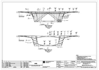 ~
~
i
I!!
~
t ui w .!:
F %
!I $i
!;l 8
~ uii: B
3" 21111r11 Updatlld
2A 30KM/11 2nd 1ubmll1lon oflllchnlcal daolgn
10 D1111r!D Updatad
1C ~B/1D Updatad
:1
® --
LONGITUDINAL BAR
THANH OOT THEP DOC
®LONGITUDINAL BAR
THANH COT THEP DOC
A.K
A. K
A . K
A . K
I n
0fo42> 2x23 -D2S
UvcY @is o
.Amoud
.Amoud
15
0 814 14 ~
"
HRB
c;
II II 11 AK ·11 II ""' II II
~1 <)/§)LONG. BAR
1
THANH COT THEP DOC
- SECTION B-B
MAT CAT B-B
•SCALE : 1/20
TI'Le:1/20
n -
9 @
~ =
- en
o-
~ @,
Q <)~ LONG.BAR -
THANH COT THEP DOC
- SECTION C-C
MATCATC-C
• SCALE : 1/20
ri' LS:1/20
n
~
.....08
·-<;::•
....
PROJECT IMPLEMENTATION CONSULTANT
Tl1 VAN THl,IC HleNDI,/ AN
SYSTRAS.A
18 2Ml&'ID UPDATED A . K
1A 31m1/1D Flrotlla» A . K
.Amoud HANOI METROPOLITAN RAIL TRANSPORT PROJECT BOARD
t--+=:-::--+-=-:-:---------------+;;.;.;...--.i::;..;=~i-:_.:..:Amou::=d:.......i BAN DlfAN llWNG sA.rllOTHI llANQI
PROJECTDIRECTORIGIAMaocDI/AN:
REVISION DATE DESCRIPTION IHIHl!BI'
Sll'AOOI Nal.Y NQI DUNGWAfJOI HIM!
CllllClllBI' l>&IHlllill
IOI.! otl1t11;M1111!rl! Alain B~cheraau
((£
H
@) er
..,o $!~
~iiCi~
,& ,.,,., .....N ...
FILE NAA1ElTtN e,l,i/£:
DESIGNED BY TH1£TK£ :
A. K
CHECKED BYSlll.T:
G. Maur1s
,c:--- 'll I
., I
- n
=N
N
c;
8 '0 @)
--=
N=
"' ... @-en Co
o - 0
·-<;::&,,:, @,
....";;
N
D12 C';:.. / "
~ ~/
SCALEITYLE:
FORMATKHO BAN VE:
A1
STAlUS TfNH~G :
Teclmical Design
DATEINGAY:
31/01/10
Thil <Rwi'IDmUll:notbe eithlrlOlrled,<q>ied« otl'lll'Wile NP'Odiacl
ln wtdea h P11rtor ul8dfor •nr prupmewllhoul:.. prlor'Mltsl
parmlllllonot HRB.
NOTES: ~~~~~~~~~~~~~~~~~~~~~­
GHI CHL.f:
1. REINFORCEMENT YIELD STRENGTH: FY=420 MPA.
1. ClldNG El0 CHAY CllA cx:fTTHE'.P :fy---420 Mpa
2. CONCRETE COVER: C=50 MM.
2. Ld P BE TONG e.<ov£c=50 mm
3. FOR PARAPET S"fARTER BARS REFER TO DWG. NO.
3. ElE XEM THANHCOT THe!P CHO' COA LAN CAN XJN XEM BANV£SO
PIC-TEC-GRR-WVO-J00-18803-B TO PIC-TEC-GRR-WVO-J00-18808-B
PROJECTIDVAN: HANOI PILOTLIGHT METRO LINE SediDn Nhon•HantiRailwayS1atiCln
TIJY£NflOONG sAr EJ0THITHIfll~M TPHA NQI Batn N~n. GaHi NOi
Tm.E TtNB,l,iVE: NHUE RIVER CROSSING
VU'QT SONG NHUI;:
DECK- ES1-ES2 - REINF - 3 / 5
BAN ~T cAU • ES1·ES2 · COT THi:P • 3 / 5
CHIEF~IGNERCll) NHleMTH1£rK£: ......My_..,.,._.......ng ..... ..,.. .... _ rn(llpMno.y
.... ~ ... - ......... ~t~YGnb6n cOo HRB.
DRAl'l1NG NO.IBANVESO:
P. Amaud PIC-TEC-GRR-WVO-J04-18592-B 3A
 