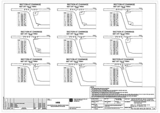 ~ '
SECTION AT CHAINAGE
MAT CAT T11s~t TRlNH
0
NUM Y
4 2615 -269
5 2465 -105
6 2855 -101
7 2225 -108
8 3095 -99
9 1985 -110
10 3335 -97
11 1745 -113
22 1920 -562
44 1569 -2185
SECTION AT CHAINAGE
MAT CAT T11,~'t TRlNH
0 0 0
NUM Y z
4 2705 -103
5 2360 -106
6 2945 -101
7 2120 -109
8 3185 -98
9 1880 -111
10 3425 -96
11 1640 -114
22 2002 -228
44 1494 -1890
SECTION AT CHAINAGE
MAT CAT T1!32
1J'TRlNH
NUM Y
3 2600 -183
4 2763 -102
5 2360 -106
6 3003 -100
7 2120 -109
8 3243 -98
9 1880 -111
10 3483 -95
11 1640 -114
21 1944 441
22 2051 -228
Y=OZ=O
1------------------------------< CLIENT:
t - - - + - - - + - - - - - - - - - - - - - + - - - - + - - - - + - - - l CH09AUTLI:
~ ~ ~7 1~ t--~-+3-0I00_1_1-+-2-~-.u-bm-m1-oo-~-lllch-nl~-1-d-.,,-------+A-. K---+----+---l HRB
SECTION AT CHAINAGE
MAT CAT T1~~% TRlNH
NUM Y
4 2640 -181
5 2437 -106
8 2880 -101
7 2197 -108
8 3120 -99
9 1957 -110
10 3360 -96
11 1717 -113
22 1944 441
44 1569 -2165
SECTION AT CHAINAGE
MAT CAT T11lJ TRlNH
0 0
NUM Y z
3 2600 ~5
4 2720 -103
5 2360 -106
6 2960 -100
7 2120 -109
8 3200 -98
9 1880 -111
10 3440 -96
11 1640 -114
22 2002 -228
SECTION AT CHAINAGE
MAT CAT T1MJ' TRlNH
NUM Y
3 2600 -104
4 2824 -102
5 2360 -106
6 3064 -99
7 2120 -109
8 3304 -97
9 1880 -111
10 3544 -95
11 1640 -114
21 1982 -271
22 2194 -228
II
PROJECT IMPLEMENTATION CONSULTANT
lV VAN THIJC Hl~N DIJAN
SYSTRAS.A
~ ~ ~ 1C 251D8110 U 1lld A.K
Ii; ., 1il t--
1
"'"
9
-+'2""3/08/1==0-+-U=PDA=J E D = - - - - - - - - - - - + A =.K"'----t='=--+=="--l HANOI METROPOLITAN RAIL TRANSPORT PROJECT BOARD
~ It 1A 31/01/10 Fir.tleaJo A.K BANDl/ANfllKINGllATOOTHl~NQI
>- c ~ REVISION DATE OESCRIP'TlON - l ' f Q1El:RJJl'f
~ ~ i SCIASOI NGAY NQI 01.1o1G 80'AOOI !Elt IQIJ
PROJECTDIRECTORIGIAM!lOcDI./AN:
Alain B6chereau
Y=OZ=O
Y=OZ=O
Y=OZ=O
SECTION AT CHAINAGE
MAT CAT T1!3
!J'TRlNH
NUM Y
4 2880 -103
5 2376 -106
6 2920 -101
7 2136 -109
8 3160 -98
9 1896 -111
10 3400 -96
11 1856 -113
22 1982 -270
44 1527 -2008
SECTION AT CHAINAGE
MAT CAT T1J3
lJTRlNH
0 0
NUM Y z
3 2600 -271
4 2735 -103
5 2360 -106
6 2975 -100
7 2120 -109
8 3215 -98
9 1880 -111
10 3455 -95
11 1640 -114
21 1920 -562
22 2007 -228
SECTION AT CHAINAGE
MAT CAT T11h% TRlNH
NUM Y
2509 -611
2 2600 -325
3 2600 -104
4 2840 -102
5 2360 -106
6 3080 -99
7 2120 -109
8 3320 -97
9 1880 -111
10 3560 -94
11 1640 -114
21 2002 -230
22 2242 -228
Y=OZ=O
Y=OZ=O
Y=OZ=O
NOTES:-L____________________..::::================::::::1------------.GHICHU
-AU. DIMENSIONS ARE IN MILLIMETERS.
TAT CAC.Ac i<ICH THl/OCTHEO EO'N vr MM.
-THETENDONLAYO~T rs SYMMETRICAL TO THE SEGMENT CENTER LINE {Z=O)
~T EWIG CAP iJfl01 Xl/NG VOi El/ONG TAM PHAN E~N (Z=O)
- FOR GEllrERAL PIT SCHEME REFER TO DWG. No. PIC-TEC-GST-WVo-JOD-18400-8.
- VOi BO-TR PtrrONG TH~. XEM BAN VE slYPIC.TEC.GST-WVQ.-J00.1840CH!.
- FOR TEl']IDON ELEVATION AND PLAN VIEW LAYOUT REFER TO DWG. No. PIC-TEc-GST-WVO.J00-18401-8 TO PIC-TEc-GST-WVO.J00-18407-8.
- ~ ~T Ell/NG VA BO TRI M~T BANG GAP XEM BAN~ 50 PIC.TEC.GST-WVOJOG-18401-B Di=N PIC.TEC-GST-WVOJOG-18407-6.
- FOR PRESTRESSING DETAIL AND~EQUENCES REFER TO DWG. No. PIC-TEC-GST-WVO.JOD-18408-8.
~ CHI Tli::t VA TRINH 111 l/NG SUl:T TRllv" XEM BAiiiVI:SO PIC.TEC.GST-WVQ.-J00.184Q8.a.
FILENMIEITtNBANvE:
DESIGNED BYTllli;r~ : FORIMTIKl() BANv£:
A. K A1
STATUS lT1NH~:
Technical Design
DAlENGAY:
31/01110
CHECl<EDBYsoAT : n.~•-.-.i"""""""_""_,,_, .,._ __,
G. Mauris n whol1orinpor1.,..-ror..,.p,_w111oo.1111opr1or-
1-----,,...--..,.......,,........i permiHionofHRB.
CHIEFDESIGl'ERCHOttila,I THI~Kt: Mn .. n0y "'°""°"""-w...,.-.i....,"""""""""'rnOI,.....,
P. Arnaud .... ~ma-o..,..,ID"llt'*"*'*'""' """·
PRO.ECTDlf AN : HANOI PILOTUGKT METRO LINE Sadlon Nhon- Hanoi RalwaySlatlon
TimN EllJOt.lG sAT00 THI THIElltMTP HANOi Eoftl Nh&i· Ge H~ NOi
TITLEl'ltNBAN1£: NHUE RIVER CROSSING
WQ'T SONG NHUI;:
DECK - PT - CROSS SECTIONS - 5 / 10
BAN M.!<T cAU - PT - M.!<T cAT - 5 / 10
DRAWINGNO. BANvESO :
PIC-TEC-GST-WVO-J04-18414-B 2A
 
