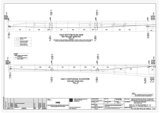 81 81
.... ~g
a>
NN
LO r--~ N
~~~-
::: S! MO LO
N~ ....II II II II
~gig~
x >- x >-
Ou ~
mu o.
~
0 CD enu a:= o.
~~,~! :ll a>
~~I~~- «) r:::
- N (")
1~
/1
I
c=======---- JD
~ ·- ~
" I l l I I•
Q1 1 ~ 011
---;;
0I 11
- rll'
- 62,_
~
<11 I
~ ES1 S1 SA9' SAB' SA7' SA6' SAS' SA4' SA3'
~~~~~'---- ..__ SA2' SA1'
~·---·---·--- -~ _____.______·---·---·---· ------·-'------·---·-----~----·-- - - - - - - -~·- ~ · - - - - - - · - - - · - ....___·--- · - - -· -'----- · - - - . - - - - - - - · - -1---· · -
if~ if~_...,
t~ HALF BOTTOM PLAN VIEW
-w-l>---1
~cc
~
1~ MOT NO'A MAT BANG £JAY 1:::: co
• SCALE : 1/50
..... ..., 82
D
END OF CABLE 8w 8l:l
EIAucAP 0 a> TYL!;: 1/50 0--1
0 0
81
(SHOWING FUTURE ADDITIONAL TENDONS AT LATERAL SPAN:-81 ONLY FOR CLARITY)
81
0
START OF CURVE (CHll RA cAP UNG SUATTRl10c 80 SUNGTRONG TU'O'NG LAI T~I NHIP B~N:.a1 CHIEl~ LAM RO)
EIAu Elu'O'NG CONG
0
END OF CURVE
CUOI E>llbNG CONG
LEGEND
~u
81 81
PASSIVE ANCHORAGE .,... CD ""r--NEO BIElONG CD I'-
"'""
~I;(:; ~ ACTIVE ANCHORAGE
~..,. ~..,.
nd N-
.... NEC CHO E)()NG II 11
a.. XN )( N
<" u.<oN
~5~~
~
0
~
og2 "'
(/)~~
:ll Cl)uO: ii:
(")
~~ ~ - N
~~!!:!~I- a..
IL
I
~ ~ -------=====61 ES1 SA9' SAB' SA7' SA6' SAS' SA4' SA3' 62 lPl'" i I;;
......
~
~
PS~r h ~
a
SA2' SA1'
I
r r ~
~Ir '--. Ir-- I l,
~N )(
II II
:: ct
liilo
61 N )( N )(
i;nniix .II II II II
N ><
~I
......
HALF LOGITUDINAL ELEVATION ~~ .f,.W .f,.
~~ ct~
g, ~ ..... --i 0
a>~ CJ>
"'o
NO'A MATfJllNG DOC
CDW fl :::! a> --1
CD
81 81
QI
81 82
SCALE: 1/50 62
Ti'LI~: 1150
I NOTE:
GHICHU:
-ALL DIMENSIONS ARE IN MILLIMETERS.
TAT cA cAC KlCH THl/O"cTHEO OONVI MM.
~
~ CUENT:
II
PROJECT IMPLEMENTATION CONSULTANT FILE NMIEITtNBANvE: SCALElTfLf:: STATUS lT1NH~: PRO.ECTIDlfAN : HANOI PILOTUGKT METRO LINE Sadlon Nhon-Hanol RalwaySlatlon
i ' CH09AUTLI: TU VAN THIJCHIEN DIJAN PIC-TEC-OBT-WVOJ04..1IMID8_2AIMO - Technical Design
TimN EllJOt.lG s.l.TElO THI THIElltMTP HANOi Eoftl Nh&i· Ge H~ NOi!';
SYSTRAS.A
~
n
HRB
DESIGNED BYTlll"1~ : FORIMTIKf() BANv£: DAlENGAY: TITLEI'ltN BAN v£: NHUE RIVER CROSSING
If~ A. K A1 31/01110 WQ'T SONG NHUI;:7
ii!~ 2A 30IGl/11 2nd .subml111lon ofl&dinlcaldea9'1 A.K 13. Mourto ... Arnaud
! ~ i
1C 25108110 Uodatlld A.K 13. Mourto ... Arnaud CHECl<ED BYsoAT : DECK - PT - FUTURE ADDITIONAL PT - 1 / 318 23/08/10 UPDATED A.K l:l. Mourio ...Arnaud HANOIMETROPOLITAN RAILTRANSPORT PROJECT BOARD
ThLldlawl1111rru11tncti......-mi..t,~i:r~~
!i! t G. Mauris ii whole or in part orUlldfor anr p.,.,._wthcU lh9pricrwrillln
~ 1A 31/01/10 Fir.t-. A.K l:l. Mourio P.Amaud BAN DI/ANElOONG llATflO THI ~ NQI permiHionofHRS. BAN M.!<T cAU - PT · PT BO SUNG TVO'NG LAI - 1 / 3
I~ PROJECTDIRECTORIGIAM!lOcDI./AN: CHIEFDESIGl'ERICHOttila,I THI~ Kt : Mn ...........O..,._Ol) ................. ... ..,.,,mOI........ DRAWINGNO. BANvESO:
I2A~ n REVISION DATE OESCRIP'TlON -rr il1El:RJJrr CIEFCFDEJDi
....~ ...-o..,..,ID-.lt'*"*'*'""'"""·IL
SCIASOI NGAY NQIOlolG 80'A001 11Elt IQIJ C11lNIGTIEIE Alain B6chereau P. Amaud PIC-TEC-GST-WVO-J04-18450-B
 