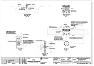 ~;!!j
~
'ii I';
~
u~~
I
~~
~ il
ill~
I'!!I
~ B...
2A 31l/04111
1C 01110/10
SLOPE 1'*t
eoooc=1 %
I
I
SLOPE 1%
EQD0C=1%
HI
I
PIPE HANGER
cAITRE00NG
2000 DRAINAGE PIPE
I 1500 DRAINAGE PIPE
) ONG THoAT NU'O'c 1501'1l
26
ONG TlioAT NfO'c 2001'1l
CHITIET-1
~ -1-~~DETAIL - 1
SECTION B-B
MAT CAT B-B
SCALE: 1(.25
TY LS: 1/25
3THK. PLAIN WASHER
3THK. VONG El;:M PHANG
TOP OF DECK
---r-,,rl..,,,.,,....,..,.....,,;,.--.----" EINH BAN ~T cAU
11.50HOLES FOR 100 BOL
cAc LO 11.51'11001 VOi BU LONG 10l'll
2nd 1ubmllillon aftachnlcal dalllgn
u -
2 NOS. M10 NUTS TO BE ASSEMBLED ON
2EINH 0c M1DflllQ'C LAP ~T VAo
ABOLT AND THEN WELDED TOGETHER
MOT BU LONGVA SAU EOElfO'C HAN VO'I NHAU
TO ENSURE THE CONTINUITY OF THREADS.
EE flAM BAO SI/ LIEN Tl,JC cOA REN.
20x20x 3 PLATE
DETAIL-2
CHI Tl~T-2
SCALE: 1/1
TYL!;: 1/1
HRB
18 2Ml8110 Updatad
1A 23/!l6110 Firwt.l11ue
A. K . Amoud HANOI llEIROPOUTAN RAIL TRANSPORT PROJECT BOARD
t-----+----l----'--------------4-A..-K---4-----+-.-Am-•-ud----l BAN DI/AN OWNG BAT00 THI HA NQI
REVISION 0.-.lE DESCRIPTION -51' -51' O&CFIHCll
SOADOI NG/.Y NQI DUNG80'ADOI lHl!TI! !lli.T OilltllOM1Hl!T11£
[IT1jI
DETAIL- 3
CHI Tli;T- 3
SCALE: 1f.25
TI' LI; : 1125
PROJECT IMPLEMENTATION CONSULTANT
Tl! VANllil/C HI~ DVAN
SYSTRAS.A
PROJECTDIRECTOR GIAM llOcDI/AN:
Alain B6chereau
--
53
·~ 2-'
2 2' 2' 2 2 •
,~ ~ ,~ 1
I
"' "c ~ Bmm THK.00
~
IJ r---
"- [... ~
I-- i. $ ~ DRAIN PIPE 1500c
<O
I--~
• 50 x 3mm THK. GALVANIZED
MA KEM DAY• 50x 3mm
ADJUSTABLE ANCHOR STRAP
ElAI NEOfl1£U CHINH flllO'C
WITH 12mm 0 HILTI EXPANSION
VOi GIAN NO HILTI 12mmrzJ
BOLTS OR SIMILAR APPROVED
• • ONG TlioAT NllO'C I'll150
I BO I 1BO I BO I
300
SECTION C-C
MATCATC-C0
SCALE: 1/5
TY i._e:1/5
100 BOLTS
UL0NG100
DRAINAGE SPOUTAND COLLECTION PIT ASSEMBLY SHALL
MANG THoAT NllO'cVA BO GIENG TliU NU'O'c SE
BE FABRICATED FROM MILD STEEL AND AFTER FABRICATION
EU'O'C TAO RA ID Tli£P NON VASAU KHICHE: TAO
THE COMPLETE ASSEMBLY EXCEPT GRATING SHALL BE
BO aAYEO TRCf LOOI SEEllO'C
GIVEN A HOT DIPPED GALVANIZED COATING.
M.S. FLATS 12X25
DETAIL -1
CHI Tli;T-1
SCALE: 115
TY Ll;:1/5
DET~CHIT1£T2
6mm THK.
DRAINAGE SPOUT SHALL BE PLACED IN TRUE LINE
MANG llioAT NllO'c SEEllQ"C ~T TRONG E0NG El/UNG
AND LEVEL BEFORE CONCRETING THE SEGMENT
VA CAO eQ TRl.J¢'C KHI00 BE TONGflWIN
200mm 0 RUNNER PIPE
ONG DAN 200mm rzJ
H
FILE NAME1TENBAH~: SCALE TY ~ : STAlUSllNi~ : PROJECT OilAN: HANOI PILOT LIGHT METRO LINE SectionNhon -Hanel RalwaySlallon
PIC-TEC4AD-WYO-JOl-1111:Ml_2A.DW'a
BASIC DESIGN
TH1£T K£ caSO TUru O~G sAT00THITHIOIEM TPHANQI flOfjll Nh6n-Ga HA NOi
DESIGNEDBYlHI~ IQ;:
A. K
FORMAT KHO BAHvE:
A1
DAlENGAY:
23/06110
CHECl<EDBYSoAT: .,,.00...,ngm..ino1"""'"'••-.-...-..__.
G. Mauris inwhol9orin.ior UHd1or1r1rprupo19witloutl'llpiorwritlln
1----------~ l)Wl'rilliondH~.
CHIEF DESIGNERCHONHleMTHI~ia;: Mn "'"*'""'"•._p116p .~ ""'" ouot""""'"'"'""'mQl "'*1..,
P. Arnaud .,..oo,m•'"""•"-••o!lnat*'a'*''*'*"RB.
TTll.E ~NBAH~ : NHUE RIVER CROSSING
WQ'T SONG NHue
DECK - DRAINAGE PRINCIPLE - MISCELLANEOUS - 4 / 4
BAN ~T cAU - NGUY~N TAC TIHOAT NllO'c- NHO'NG NGUY~N TAC
DRAWING NO.BAH~ SO:
PIC-TEC-GAD-WVO-J04-18813-B 2A
c- /4
 