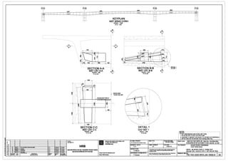 ~
~
'l!;
.. nt ~ ~7
i ~
! ! ti
~~~ ~ ',!!
~ n11.
2A 30oGl/11 2nd .subml111lon ofl&dinlcaldea9'1
SM'
7--
SA4
..,
j::
988
SECTION A-A
MAT CATA-A
548
728
• SCALE : 1/20
I
I
Ti' Ll;:1/20
. ~ ·-'---'---'--. ---:
~. I
'.
548
SECTION C-C
MATCATC-C
SCALE: 1/20
Ti' Lf;::1/20
CLIENT: IICHOEIAlmr:
•
HRB
KEYPLAN
MAT BANG cHrNH
SCALE: 11250
Ti'LI;: 1/250
~
"
~
402
~
lrDECKAXIS
r TIM K£T cAu NHIF'
PROJECT IMPLEMENTATION CONSULTANT
TV VJN THVC HleN DIJ AN
SYSTRAS.A
.'.
I
I
I
1C 2Mllltl0 u 1lld
18 ZW&"IO UPDATED
A.K . Arnaud
t-.:.;;.--t=~'-'=-+=~~-------------4"A.::..:K.:...__-4==~-".Amaud==-~ HANOI METROPOLITAN RAIL TRANSPORT PROJECT BOARD
1A 3UJ1110 Fim-.
REVISION DATE DESCRIPTION
SC/ADO! NGA.Y NQI DUNG SO'A DOI
A. K .Arnaud BAN DI/ANDUONG BAT DO lHIHAN(ll
DelllNEDl!Y IHlllEIJl!Y CllJEFOFDBD
1111tr1E 1111.r C1!lNllillnETIE
PROJECT DIRECTORIGIAMElOcD./AN :
Alain B'9chereau
/
/
SB4 SB4'
4
6
".
600
I
• I
. '  /
"·. /
', '>, .d . <l· ----~
/ '  _DETAIL 1
SECTION B-B CHITltf 1
MAT CAT B-B
SCALE: 1/20
/
/
/
/
/
/
TYLI0.:1/20
DETAIL 1
CHI Tli;:T 1
SCALE : 1/20
Ti'Lf;::1/20
ALENMIEITtN BAN'IE:
'
' ' ' ' 
/
/
/
/
/
/ /
' 


/
I
/
/
I
I



I
I
I
I
t
I
I
I
I
STATUSlT1NHT~:
Technical Deeign
DESIGNED BYTll1£r~ : FORIMTI~BAN v£ : DATEINGAY:
31/01110A. K
Cl£Cl<ED BYsoAT:
G. Mauris
CHIEFDESIGNERI CHONHleM TH1£r ~ :
P. Amaud
A1
ThLldlawl1111rru11tncti......-mi..t,~i:r~~
ii whole or in part orUlldfor anr p.,.,._wthcU lh9pricrwrillln
permiHionofHRS.
a.."'1nty khnng 0uqc ph6p•Cr dl.'la di.IOI mQIhlrtl tii:rc,.mOtsNr1i.r
- IJO,mO"'°"O "-••.en.t ....m ...ca'lo HRB.
NOTES: -----------------~
GHICHU:
1. ALL DIMENSIONS ARE IN MILLIMETERS.
1. TAT Cl Clc KICHTHl!Qc THEO DO'N Ill MM.
2. CONCRETE GRADE FOR DECK: F'C=45 MPA {CYLINDRICAL)
2. c.':P ai; TONG DOI VOi BAN ~T GAU l'o=45 MPll (MAu TRl,J
PRO.ECTI DI/ AN : HANOI PILOTUGKT METROLINE Sadlon Nhon- Hrml RalwaySlllllan
nJ~N WONG sAT00 THI THIDlt:MTP HANOi Eo911 Nh&i-Ge H~ NOi
TITlflrtNBAN~ : NHUE RIVER CROSSING
WQ'T SONG NHUI;:
DECK - BLISTER TYPE 4 - CONC OUT
BAN M.!<T cAU - BLISTER TYPE 4 - ~T cAU B~ TONG
DRA'MNGNO.BANv£ SO :
PIC-TEC-GDO-WVO-J04-18332-B 2A
 
