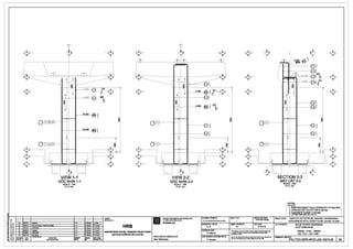 ~
~
~
•ii •ii
uI~~
.s
••
~ H
• n
v-
B
~
0 012 28-020
(Ol2SOmm
0 011
43-020
@l70mm
~
~
VIEW 1-1
GQC NHiN 1-1
SCALE: 1/50
TY LI;.: 1/50
----$
B
J1B----.$1J .
4-032 02B 2er,
[2
23-032
001 j
23-032 00
t---+--+---------------+---+---1----1 ~~ru:
"' 21/1B'11 A. K . MauriB •Joing
"' """11 2nd submission of lechnlcal daalgn
1D D1/11»10
v-
B
~
lil
"'~
0 012
0 011
HRB
+
~
~
~
VIEW2-2
GQC NHiN 2-2
SCALE: 1/50
Ti"LI;.: 1/50
PROJECT IMPLEMENTATION CONSULTANT
nrvAN THl,fC Hli;:N DI/ AN
SYSTRAS.A
1C
""""18
""""
Updated A. K . Ameud
1-~-<'=~+=u"°"=""~------------+A~.K~--+==-+-.~-=,'"-' HANOI ME'TROPOUTAN RAIL TRANSPORT PROJECT BOARD
1A 31/01/10
REVISION
"'"SO'AElOI ""y
Flllll lssua A. K .Arnaud BAN DI/AN DIJ'bNG sA.T£>0THI HANQI
DESCRIPTION
NOi DUNG sCrA.ElOI
IEIH!lllr CIEOO!lllr (Hl'CflE!QI
Hr!G: lni.T ailrtil;Mllil~IG:
PROJECTDIRECTORIGINAeocDIJ AN :
Alain B~chereau
4-032
6-032
----$
B
01D
l 1]1c----.$
I
02 r 2cr,
[2
001
002
8
~
FILE NAMEITtN aMIv£ :
PIC-TEC-GRR-IHVOJ04-18211>6_l1ADWG
DESIGNED BY THltTK£ :
A.K
CHECKEDBYsoAT:
G. Maurls
CHIEF CESIGNERICll) NHla,lTHl£TK£ :
P.Amaud
lil
"'~
SCALEITYLe :
FORMATKHO BAN ve:
A1
v- ~
o/-
~
0 012
0 011
STATUSTfNHTR6NG:
Technical Design
DATEINGAY:
31/01/10
This d'awilg must not be eilhlr IDMed, o:ipiecl orOlharwiae rep'Ocluoed
In - er h pmrt er uled for •nr prupmewthoullhll prkrwrlllln
pmnnllillon ol HRB.
017 l5-032
(11300
4-032
4-032
~
~
~
~
SECTION 3-3
M~~L~~ri3-3
Ti'LI;.: 1/50
~ ----$
01[ l
r2~
~I [2
I 110
1]
----.$
01B l
02B r
lil
"'~
001
002
8
~
NOTES:---------------
GHI CHI.I:
1. REINFORCEMENT YIELD STRENGTH: FY=420 MPA.
1. CUONG £>0 CHAY COA COT TH!:P fc=420 Mpa.
2. CONCRETE COVER: C=50 MM.
2. LdP ee TONG ~ ve: c=so mm
PROJECTID1JAN : HANOI PILOT LIGHT METRO LINE Sedian Nhon •Hanci RailwayStation
Tuv£N SOONG sAT E>0 THI THI -E>li:M TP HA N()I Elofn N~n ·Ga Hil NOi
mLEl~NBANt, NHUE RIVER CROSSING
WQT SONG NHUe
DR.WING NO.IBANVESO :
PIERS - P151 - REINF
lRIJ - P151 - COT THl:P
PIC-TEC-GRR-WVO-J04-18210-B 3A
 