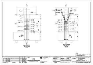 ~
~
'' I!!
!iil ~I:!
ut
i w .!:
F %
!I $i
!;l 8
~ uii: B
I I
~ ll002
032 I I
I -,
DETAIL A
I I,_ ·- V cHJTIETA
~ro+ I I
I I
v 21 I I
1 l001
032 I I
~
I
I I
I I
I I
l 003
032 I I
I ~ I
L - - - ·- -
_ _J
£ ~ ,i.: ,i.:.. -}
c::::::J 017 D12
(cil200 '·
l004
2x2•12-032
v-- £1~ ,~ ,~ ..;
"
D12c::::::J 017
(dl300
£~ ,, ,i.:.. -}
c::::::J 017 D12
(cil200 '·
~--- --- --- - ---
-- --
LJ 04ld04
007 12-032
-- ~ ---
~
B
SECTION A-A
M~T CAT A-A
SCALE: 1/50
ri' Li;: 1/50
o----+---+---------------_.____....__ __.....__ ___. Q.IENT:
o----+---+---------------_.____....__ __.....__ ___. CHOflAuru:
3" 21111r11 Updatlld A.K
2A 30KM/11 2nd •ubmll1lon oflllchnlcal daolgn A.K
10 D1111r!D UPDATED A.K
1C ~B/1D A.K
v
012
018 a@l200
012
019 a@l200
020
012 0@l100
-v012
@a(cil300
020 D@l300 012
012
-(o19)0@l300
012
018 a@l200
012
019 0,-----@l200
020 -€VD@l100
LC
HRB
8I()
"'
0
~
"'
Updatad
18 2Ml&'ID UPDATED A.K HANOI METROPOLITAN RAIL TRANSPORT PROJECT BOARD
1A 31m1/1D Flrotlla» A.K1----+---+----------------4--------11-------l BAN DlfAN llWNG sA.rllOTHI llANQI
REVISION DATE
SLrAOOI Nal.Y
DESCRIPTION
NQI DUNGWAfJOI
IHIHl!BI'
HIM!
CllllClllBI'
IOI.!
8
~
t1i.....I()
~
8
~
•PROJECT IMPLEMENTATION CONSULTANT
11 VAN lHl,IC HleN DI,/ AN
SYSTRAS.A
PROJECTDIRECTOR GIAMaocDI/AN:
Alain B~cheraau
FILE NAA1El~N BAN/£:
DESIGNED BYTHli;rK£ :
A. K
CHECKED BYSlll.T:
G. Maur1s
CHIEF~IGNERCll) NHleMlll1£rKe:
P. Amaud
4
1 ~oaJ1
LJ
18-032 00
SECTION 8-B
M~T CAT B-B
SCALE TYLE:
FORMATKHO BAN VE:
A1
SCALE: 1/50
TYLI;: 1/50
STAlUS TfNH~G :
Teclmical Design
DAlEINGAY:
31/01/10
Thil <Rwi'ID mUll:notbe eithlrlOlrled,<q>ied«otl'lll'Wile NP'Odiacl
ln wtdeah P11rtorul8dfor•nr prupmewllhoul:.. prlor'Mltsl
parmlllllonot HRB.
......My_..,.,._.......ng ..... ..,.. .... _rn(llpMni.y
.... ~ ... - ......... ~t~YGnb6ncOoHRB.
NOTES : ~~~~~~~~~~~~~~~
GHI CHIJ:
1. REINFORCEMENT YIELD STRENGTH: FY=420 MPA.
1. CllONG DO CHAY COACO'r THEP fc=420 Mpa.
2. CONCRETE COVER: C=50 MM.
2. LdP BE TONG BAf> VS c=50 mm
PROJECT DI,/AN: HANOI PILOTLIGHT METRO UNE Sedian Nhon•HantiRailway S1atial
TIJY£NflOONG sATElOTHITHIfll~M TPHANQI BatnN~n · Ga Hi NOi
Tm.E~NBANVE : NHUE RIVER CROSSING
VU'QT SONG NHUI;:
PIERS-PIERCAP - P152 - REINF - 1/3
TRV-MO TRIJ • P152 - COT THIOP • 1/ 3
DRAl'l1NGNO. BANV£SO:
PIC-TEC-GRR-WVO-J04-18220-B 3A
 