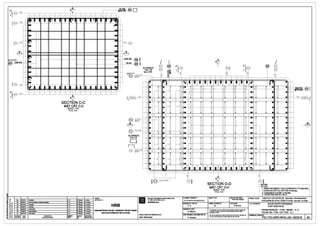 ~
94-020
-@D
~ ll 001
111100/300
Dl2
I I I I
/F .t=~ "
~'
;=;=
"" "" ~l003
Dl2 ~"
Ill
Ill Ill
~~
·111
~ F----8~
~
"'
~
u ~1-k u
~ 4x50-D12 018 ~
~ I= I ['Oi1' 4x50-D12 50-012 019 I>;;.:;/
005 021
~ ll:01
:l ~ll;°'
021 005
ALTERNATE
Ill THAY THI:. 006 006
~g
c::: --,
~lit
111 =-::---
4x10-D16 rn
0 D D
rn
009 D .. D
@200 N
~" / .
~
~ -eu 'l 'I '1111 I u rtf4f ~I003
D32
• I
- - 10xB-D16
I
,_ ,..... 011
"" ;= != ~ 111275•200~
le~
~
pe I-« •~ ll 001
Dl2 I
$  005 006
Dl2
,_ .._
- - Dl2
aas 006 ;
SECTION C-C - -- --.,
-MATCATC-C -
• c--0
SCALE: 1/10
c-- E» -« •Ti' LI;.: 1/10
- ......
-- ..
I - - - -010
10-016
@200
• E» -ec • ~&- I-« •• Ole
014
2x3-D16
- ......
-- ..ALTERNATE
Tl-IAYTHe
- -D - -
• E» I-« •~
r-- c--
'l - ...... - ..020
2x20 020
@100
rw
-- --. -r-- le r-- r-- pe I-« •
La .... -- ..
• I _,jj I .1JI I 1n I .m, I I I I n1 I~ l.
o
4 o
~ 013
2x4-x3-D16
015
~ 016
~SECTION D-D ~NOTES:
MATCATD-D GHI CHI.I:
1. REINFORCEMENT YIELD STRENGTH: FY=420 MPA.
SCALE: 1/10 1. CUONG £>0 CHAY COA COT TH!:P fc=420 Mpa.
Ti'LI;.: 1/10
2. CONCRETE COVER: C=50 MM.
~ 2. LdP ee TONG ~ ve: c=5D mm
~ CLIENT:
11
PROJECT IMPLEMENTATION CONSULTANT FILE NAMEITtN aMIv£ : SCALEITYLe : STATUSTfNHTR6NG: PROJECTIDIJAN : HANOI PILOT LIGHT METRO LINE Sedian Nhon. Hanci RailwayStation
; • 21111»11 A.K ~.Meurls ...... a-io E>Au ru: nrvAN THl,fC Hli;:N DI/ AN PIC-TEC-GRR-IHVOJ04-111232-6_l1ADWG - Technical Design
Tuv£N SOONG sAT E>0 THI THI -E>li:M TP HA N()I Elofn N~n ·Ga Hil NOi3A
"""'""'
• • "' """"' 2nd aubmilaion of technical dellign A.K 3.Maurill
__,
SYSTRAS.A
DESIGNED BYTHltrK£ : FORMATKHO BAN ve: DATEINGAY: TTTl.El'ftNBANVE: NHUE RIVER CROSSING
ii
u ,. 01/11Y10
"""'""' A.K 3.Maurls
__,
HRB A.K A1 31/01/10 WQT SONG NHUe
I
1D
"""" """'""' A.K ].Maurls
__,
~~ 1C
"""" """"'"" A.K ~.Maurls
__,
CHECKEDBYsoAT: Thill d'awilg must not be eilhlr IDMed, o:ipiecl orOlharwiae rep'Ocluoed PIERS-PIERCAP - P153 - REINF -3 / 3.s ,. 1""2110 Date Missing A.K ~.Maurls P.Amaud HANOI ME'TROPOUTAN RAIL TRANSPORT PROJECT BOARD
G. Maurls In - ot h pmrt ot uucl for •nr prupmewthoullho prkrwrlllln
lRIJ-MO lRIJ - P153- COT TH!=:P - 3 / 3•• BAN·~ AN oU'ONo sAroO THI HA NQI pmnnllillon ol HRB.
~ H " 31/01/10 ,....... A.K 3.Maurls
__,
PROJECTDIRECTORIGINAeocDIJ AN : CHIEF CESIGNERCll) NHla,lTHl£'TK£ : DR.WING NO.IBANVESO :
I3A
Mn vii My kh!lng 4JVC ~RI) d,lng - mol hhh lh)c, m(ll phln hrly
REVISION
"" DESCRIPTION
-· ..,.,. (Hl'CflE!QI
Alain B~chereau
kllln ~ mll kh!lng41VC..,Mngf'blngvllnbllncilll HRB.
PIC-TEC-GRR-WVO-J04-18232-Bn SO'AElOI ""y NOi DUNG sO'AElOi m• ..T ailrtil;llillil~~ P.Amaud
•
 