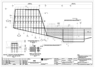 ZONE-B&D
KHUVVC-B&D
7 (o41(o42) ~ ~I I I I (o2D I I I /I,,
" " " "jj jj jj jj jj jj
A


002 ~
[]04 -
,__,
~
;=!== ;=== ;== ;=== d~ I=
=031 ~ ~
,_ ~ ~ ~
____]__
1ol.J J108 8
~®---- 4 I·= ;=== ;=!== ;=== ;== ;===
I=
=031 ~ ~
,_ ~ ~ ~
1
________ ---------~l;JA!L-_1_
CHI Tli:t'-1

I
I I
I
I
:~I
I I/ I I I I /(o25,/ I
J J. J I J J.
' " " " "
'~~
~~
051
~~008
____]__
10~ y10
063
------------- ---------

I
063
I I
I
I
I
I
I
I
064
I
~~f§Efif§----<061 D
11------~---uo62 11
-----------------------------~
I
I
)
011
051 ~~ ,__
'------- --------- - r--.
----------r--- ,__________---------005
~------051
- ------- -------'--------051 026 '---..~ ~ --------
022 023
----~-
CJ'7~
~ -
ELEVATION VIEW C-C
051 -~
MATJl~f~~ C-C @
Ti' LE: 1110
525 LJTO BE ADJUSTED IN CASE OF CONFLICT WITH DRAINAGE PIPE
~~
SE: e1eu CHINH NEU co XUNG f>OTVO'I EllJO'NG ONG THoAT NLIO'C
~---tc063
MESH & JACK DETAIL
I
III
'11
~
ZONE-A&C
KHUVVC-A&C
=:dJTO BE ADJUSTED IN CASE OF CONFLICT WITH DRAINAGE PIPE
SE: e1eu CHINH NEU co XUNG DOT VO'I El/ONG ONG TI-IOAT NUO'C
---
069 003
~§49)
I I /(021 I I I
I ,'
"
I
I
I
I
'I
~ I ~
~
~ ,-------@~
'I
I
I
I
~
:
I I
~
051
r
~LJ
~
~
DETAIL-1 (PEDSTAL REINFORCEMENT) CHI TIET LU'OI & KICH ~~6~~,= -------~
CHI TIET-1 (COT THEP Bl; E>O') SCALE:1NO 1.REINFORCEMENTYIELDSTRENGTH:FY=420MPA.
SCALE: 1110 TI'LS: 1110 1. CUONG £>0 CHAYC0ACOTTH!:Pfc=420 Mpa.
rt LS: 1110 2. CONCRETE COVER: C=50 MM.
~ 2. LdP BE TONG BM) ve: c=50 mm
~1-~~~~~~~~~~~~~~~~~~~~~~~~~~~~~~~~~~~~~~~~~~~~~~~~~~~~~~~~~~~~~~~~~~~~~~~~~~~~~"--1
; •••
uii
I~~
.s
••
~ H
• n
t---+--+---------------+---+---1-----1 CLCHIO~:.,..., •·. 11 PROJECT IMPLEMENTATION CONSULTANT FILE NAMEltN a.i.Nv£: SCALE TYl.E:: STATUSTfNHTR6NG: PROJECTl[)IJAN: HANOI PILOT LIGHT METRO LINE Sedian Nhon. Hanci RailwayStation
CllU •u • nrvAN THIJC Hli;:N DI/ AN P1c-TEC-GRR-W'lo.Kl4-11121H_MDWG Technical Design TUY£N aOONG sAT E>O THI THI -E>li:M TP HA N()I E!ofn N~n. Ga Hil NOi
SYSTRAS.A
DESIGNEDBYITHltTK£: FORMATIKHOBANVE: DATEINGAY: TTTl.El'ftNB..i.NE.: NHUE RIVER CROSSING
"' 21/11Y11
""""'"" A.K
2A
"""'"' 2nd aubmllalan ar lectmlcal daalgn A.K HRB
1C
"""'" """"'"" A.K
,. """'" Upo..d A.K ·"'""'l-~-l"=~+==~------------+=---1==~1-.~-=,"--' HANOI METROPOLITAN RAIL TRANSPORT PROJECT BOARD
1A
'""""" Flllll lssua A.K .Arnaud BAN DI/AN DllbNG sA.To0THI HANQI
REVISION
"'"
DESCRIPTION
-· CIEOO!lllr (Hl'CflE!QI
SO'AElOI ""y NOi DUNG sO'A00 m• lni.T ailrtil;Mllil~~
A. K A1 19/02110 WQT SONG NHUe
CHECKEDBYlsoAT: "''...,.••~••"•.,.,~,.,-• .....,..-""" PIER CAPS - P151-P154 - REINF -3 / 7
G. Maurls ::.:::::-i:i'."°uuc1ror•nrprupmni1tticut111op11ar'Mllan MO TRV. P151-P154 -COTTHi:.P-3/7
PROJECTDIRECTORIGINAeocDIJ AN : CHIEF CESIGNERCll) NHla,lTHl£'TK£ : Mn v11 My kh!lng 4ivc ~ m a,ing - mo111-..11lh)c, m(ll phln hrly DR.WING NO.BAN VE SO :
Alain B~chereau P.Amaud ~... ~-.-~,,..,..., __ a,~. PIC-TEC-GRR-WVO-J04-18262-B 3A
 