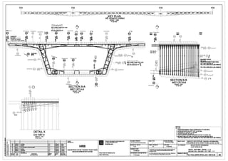 ~
9!
~
iii
t
i
~ii:
15
ES1 S1 SAS' SA7' SA6'
------REBAR ADJUSTMENT
EllE.U CHINH THANH c0TTHeP
FOR PT CONFLICT
=--- ElOl~ElOTPT ~ n
©
I!!
~
uw .!:
F %
!I $i
!;l 8
uB
®' 8
PARAPET Ct
ID&n
CiLAN CAN --9&STARTER BARS a
THANH COT TH!l:P NHO RA c;::
Q 2x20-D12
~e aa1so
®
"'0
--8~
---s
®0
"'~-<--
'7@.,
...t-
N",i
"";}
~
f
I
I ~
l I
t~ t r ] I
~
l l
@ 2x2-016
c::
_ L _ _ _ .I..__ _ _ ~
2x25-D16
@1150
f
'
- ....__
10
f
-
~
DETAILX
CHI Tli;:T X
SCALE: 1110
Ti' LS: 1110
8
......,,
~·..........
~
9
0
C>"'O@
d,
I
f f I
I
I
Li
0 n @)9.. ~~
.....,,
~-
~g
~-0
·-N .... 0
N
'-------J L___J
8
=-.ten
9~
=N
@
=-.ten
9§=N
~I
@
-SECTION A-A
MAT CAT A-A
SCALE: 1!20
Ti'LS:1/20
o----+----+----------------+----...___...____. Q.IENT:
o----+----+----------------+----...___...____. CHOflAuru:
3B 12J051'12 Up Dalod A. K
3" 21/11Y11
2A 3004'11 HRBUpda111d A.K
2nd aubml11lon at'lechnlcal dMlgn A . K
1C ~8110
@
....cg,_
c;::•...
18 2Ml&f'IO
Upda1ad A.K
UPDATED A. K HANOI METROPOLITAN RAIL TRANSPORT PROJECT BOARD
1----+---+-F-lm--..--------------+,,-.K--~--~----1 BAN DI/AN llWNG IA.TllOTHI llANQI1A 31m1110
REVISION DATE
SLrAOOI Nal.Y
DESCRIPTION
NQI DUNGWAfJOI
IHIHl!BI'
HIM!
CllllClllBI'
IOI.!
•
SA9 S3 SB9
KEY PLAN
K~ HO~CH cHrNH
SCALE : 11200
TY LS:1/200
~~2x=2~0-=0~18'°-- rQ1i.
@1150 '.'...','.) 
PROJECT IMPLEMENTATION CONSULTANT
11 VAN THl,IC HleN DI,/ AN
SYSTRAS.A
PROJECTDIRECTORGIAMaocDI/AN:
Alain B~cheraau
REBAR ADJUSTMENT
EllE.U CHINH THANH COTTHeP
FOR PT CONFLICT ~
001 VOi XUNG ElOT PT 
FILE NAA1ElTtNBAN/£:
PIC-TEC-GRlt-Wv'OJD4-1151M_lB.DWG
DESIGNED BYTH1£TK£:
A. K
CHECKED BYSlll.T:
G. Maur1s
CHIEF ~IGNERCll) NHleMlll1£rK£:
P. Amaud
SA4' ___
SB4' 0
~~
9i,
!! ,
1'
J_
DETAILX )
CHI Tlil:TX
~
@
gl
...5
I Ct
....,,
;tii,
0 1
-E7
SCALE TYLE:
FORMATKHO BAN VE:
A1
SA3'
SB3'
@) @)032 033
;;f ;;f
SAX
SB2'
              :;;:::::;   ,
!,.'-
~
L-

cc;
2x20 012
@-@l150
M0-018 @§@l150
BLISTER TYPE 5
'--
.__
~
i/lilJ.m>~CEMENTSEE DWG.
- .__ - COTTHeP XEMBAN ve,_ ~ ~
'- PIC-TEC-GRR-WV0-.104-18654-BL...- - ,_ - c-
~
I/,_ ,_ ,_ ,_ ,_ -,_
- L- '- ,.+
~ PIC-TEC-GRR-WV0-.104-18655-B..... ri 11L- '--
~ Jo I--'
014
<§'-------J
I 014
@'-------J
 
 OB
SECTION B-B 8 n
MAT CAT B-B
STAlUS TfNH~G :
Teclmical Oesign
DAlENGAY:
31/01110
SCALE: 1!20
TY LS:1/20
NOTES: ~~~~~~~~~~~~~~~~~~~~~~
GHICHL.f:
1. REINFORCEMENT YIELD STRENGTH: FY=420 MPA.
1. ClldNG El0 CHAY CllA cx:fTTHE'.P :fy--420 Mpa
2. CONCRETE COVER: C=50 MM.
2. Ld PBil: TONG e.<ov£c=50 mm
3. FOR PARAPET S"fARTER BARS REFER TO DWG. NO.
3.ElE. XEM THANH COT TH!l:P CHO'COA LAN CAN XJN XEM BAN VESO
PIC-TEC-GRR-WVO-J00-18803-B TO PIC-TEC-GRR-WVO-J00-18808-B
PROJECT CVAN: HANOI PILOTLIGHT METRO LINE Sedion Nhon•HantiRailway S1alial
TIJY£NflOONG sATElOllilTHIfll~M 1l'HA NQI ElatnN~n · Ga Hi NOi
Tm.ETtNBANVE: NHUE RIVER CROSSING
VU'QT SONG NHUI;:
Thil <Rwi'ID mUll:notbe eithlrlOlrled,<q>ied«otl'lll'Wile NP'Odiacl
ln wtdeah P11rtorul8dfor•nr prupmewllhoul:.. prlor'Mltsl
parmlllllonot HRB.
DECK- SA3'-SB3' - REINF -1/2
BAN W,T cAU. SA3'-SB3' - cOT Tl-li:.P. 1/ 2
DRAl'l1NGNO. BANV£SO:
PIC-TEC-GRR-WVO-J04-18512-B 38
......My_..,.,._......."11 ..... ..,.. .... _m(llpMnt.y
....~ ...- .........~t~,,.,,..., ...HRB.
 