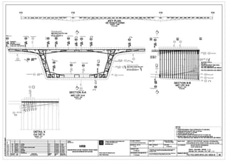 ~
9!
it
i
~ii:
15
ES1 S1 SAS' SA7' SAS'
~
REBAR ADJUSTMENT
£11£U CHINH THANH COT TH£P
FOR PT CONFLICT
=-- EOI VOi XUNG £10TPT t' n
I!!
~
uw .!:
F %
!I $i
!;l 8
uB
PARAPET m~
LAN CAN Ci,
STARTER BARS cl.
THANH c0T TH£P NH0 RA ';:
~
t 
tr[
~
0 2x2-D16
c::
- ~
·-
10
N
Ci
®0
"'"'~(i_,__
N~
N
x
{:::.
1 ~
I  __; -j I
~
,.
- ·
DETAILX
CHI Tli;T X
SCALE: 1/10
TYLS: 1110
3B 12.!05112 Up Dalod A. K
3" 21/11Y11 Upda111d A.K
2A 3(WU11 2nd aubml11lon at'lechnlcal dMlgn A . K
8........,
t:?&............
I
I
_....
I
I
I
J_
0 n @9.. .........,..
!g
~-
Ci~
I a..,.
·-.... ..... 0
...
-SECTION A-A
MAT CATA-A
SCALE: 1/20
rt Lf;::1/20
HRB
®
!8
·-c;:&
....
I I
1C ~8110
18 2Ml&'IO
Upda111d A. K
1--=--i;;;=-"--+-"u"'PD,t;=JED;...__ _ _ _ _ _ _ _ _ _ _ _"-,."".K"----==-.;..;..;;;=----1 HANOI METROPOLITAN RAIL TRANSPORT PROJECT BOARD
1A 31m1110
REVISION DATE
SLrAOOI Nal.Y
F1m -. " ·K BAN DI/AN allONG sA.TaO THI HANQI
DESCRIPTION
NQI DUNGWAfJOI
IHIHl!BI'
HIM!
CllllClllBI'
IOI.!
•
SA9 sa seg
KEY PLAN
K~ HOACH CHfNH
SCA(.E : 11200
rt Ll~:1/200
PROJECT IMPLEMENTATION CONSULTANT
Tl1 VAN THl,IC HleN DI,/ AN
SYSTRAS.A
PROJECTDIRECTORGIAMaocDI/AN:
Alain B~cheraau
FILE NAA1ElTeN e,1,1/£:
DESIGNED BYTHli;rK£:
A. K
CHECKED BYSlll.T:
G. Maur1s
CHIEF ~IGNERCll) NHleMTH1£r Ke:
P. Amaud
SA5 SM
SB4
SA3
SB3
' S2 ES2
SB5 0
§ @)
SCALE TYLE:
FORMATKHO BAN VE:
A1
STAlUS TfNH~G :
Teclmical Design
DATENGAY:
31/01/10
Thil <Rwi'ID mUll:notbe eithlrlOlrled,<q>ied«otl'lll'Wile NP'Odiacl
ln wtdeah P11rtorul8dfor•nr prupmewllhoul:.. prlor'Mltsl
parmlllllonot HRB.
......My_..,.,._.......ng ..... ..,.. .... _m(llpMnt.y
....~ ...- .........~t~'"""'""'""""·
M 0-018 fii11 0
@l1SO v g
BLISTER TYPE 4
R0L~4
REINFORCEMENT SEE DWG.
cOT TH£P XEM BAN VE
PIC-TEC-GRR-WVO.J04-18654-B
PIC-TEC-GRR-WVO.J04-18655-B
NOTES: ---------------------~
GHI CHL.f:
1. REINFORCEMENT YIELD STRENGTH: FY=420 MPA.
1. ClldNG E0 CHAY CllA cx:fTTHE'.P :fy---420 Mpa
2. CONCRETE COVER: C=50 MM.
2. Ld PBS TONG e.<oVE c=50 mm
3. FOR PARAPET S"fARTER BARS REFER TO DWG. NO.
3. EE. XEM THANH COT THe!P CHO'COA LAN CAN XJN XEM BAN VE SO
PIC-TEC-GRR-WVO-J00-18803-B TO PIC-TEC-GRR-WVO.J00-18808-B
PROJECT CVAN: HANOI PILOTLIGHT METRO LINE Sedian Nhon•HantiRailway S1atial
TIM:NellONGs>.r ElOTHITHIe1eM1l'HANQI Batn N~n . Ga Hi NOi
Tm.E~Ne,l,IVE : NHUE RIVER CROSSING
VU'QT SONG NHUI;:
DECK- SA4-SB4 - REINF -1/2
BAN ~T cAU - SA4-SB4 ·COT THi:P - 1 / 2
DRAl'l1NGNO. BANVESO:
PIC-TEC-GRR-WVO-J04-18524-B 38
 