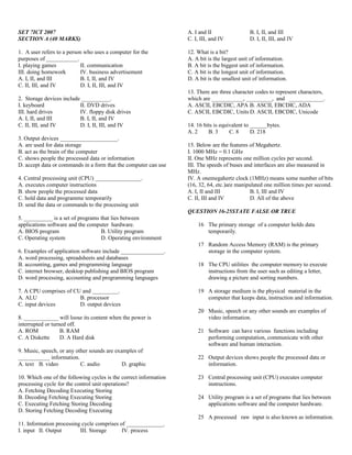 Set7 ict-question | PDF