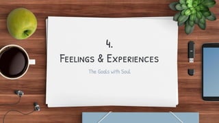 4.
Feelings & Experiences
The Goals with Soul
 