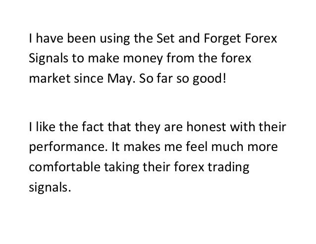 Safe forex signals