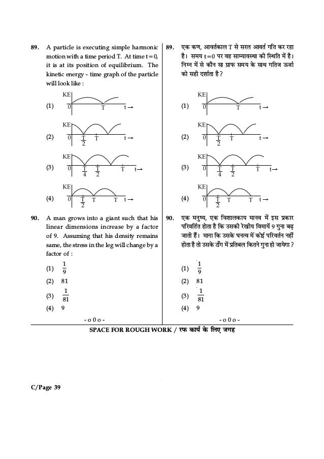 Iit Jee Mains 2017 Offline Previous Question Paper Set C