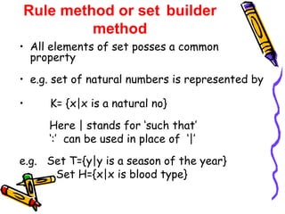 Set concepts | PPT
