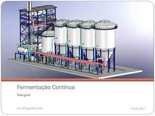 Fermentação Contínua
Vista geral


Setech Engenharia Ltda   15/08/2012
 