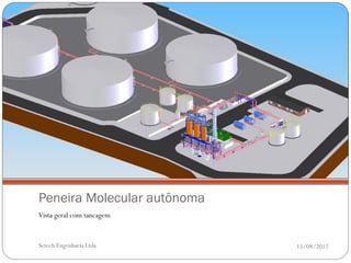 Peneira Molecular autônoma
Vista geral com tancagem


Setech Engenharia Ltda       15/08/2012
 