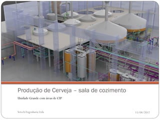 Produção de Cerveja – sala de cozimento
Unidade Grande com áreas de CIP


Setech Engenharia Ltda                    15/08/2012
 
