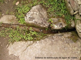 Sistema de distribuição de água da cidade I
 