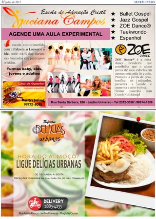 julho de 20178 SETEMI NEWS
 