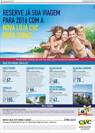 janeiro de 20166 SETEMI NEWS
 