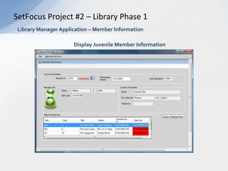 SetFocus Project #1 – Framework ProjectAppTypes Assembly