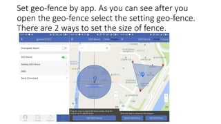 how to Set geo fence and overspeed | PPT
