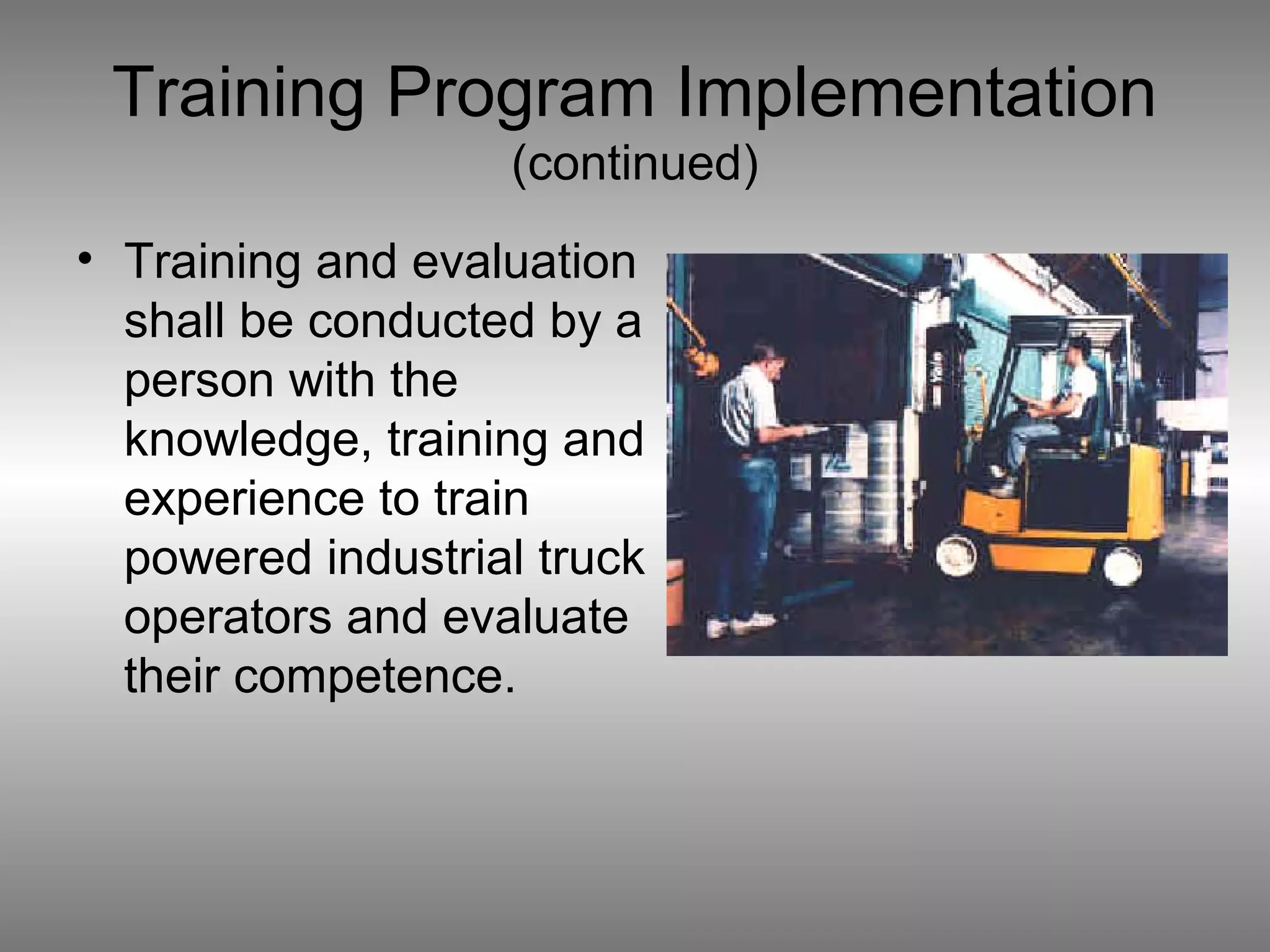 Fork Lift Training | PPT
