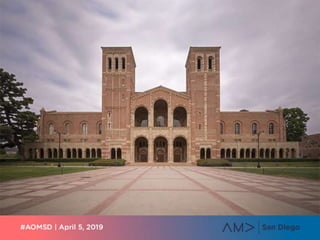 IT’S NOT ABOUT BEING IN THE
 