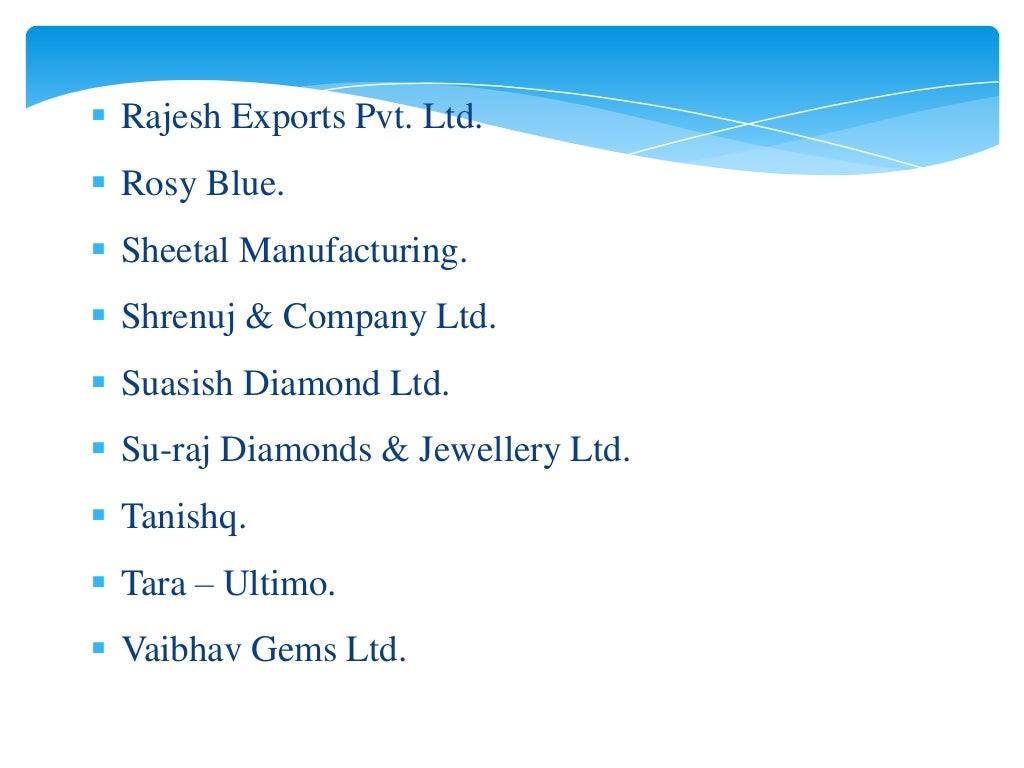 GEM AND JEWELLERY INDUSTRY IN INDIA
