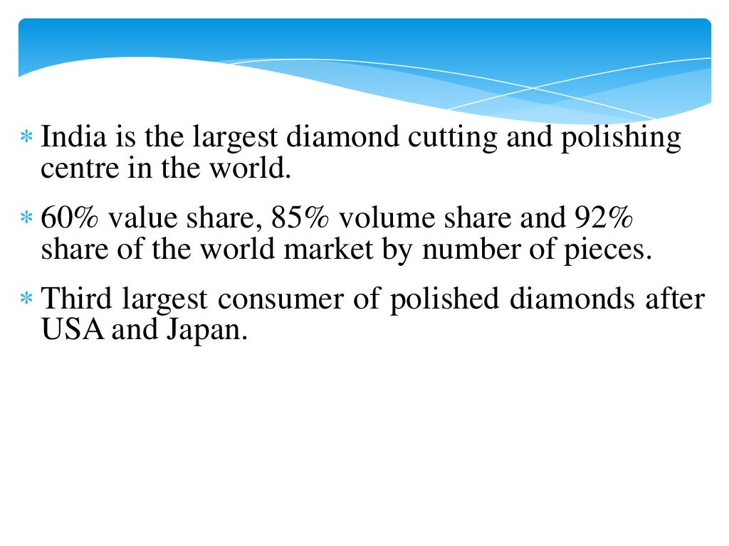 GEM AND JEWELLERY INDUSTRY IN INDIA