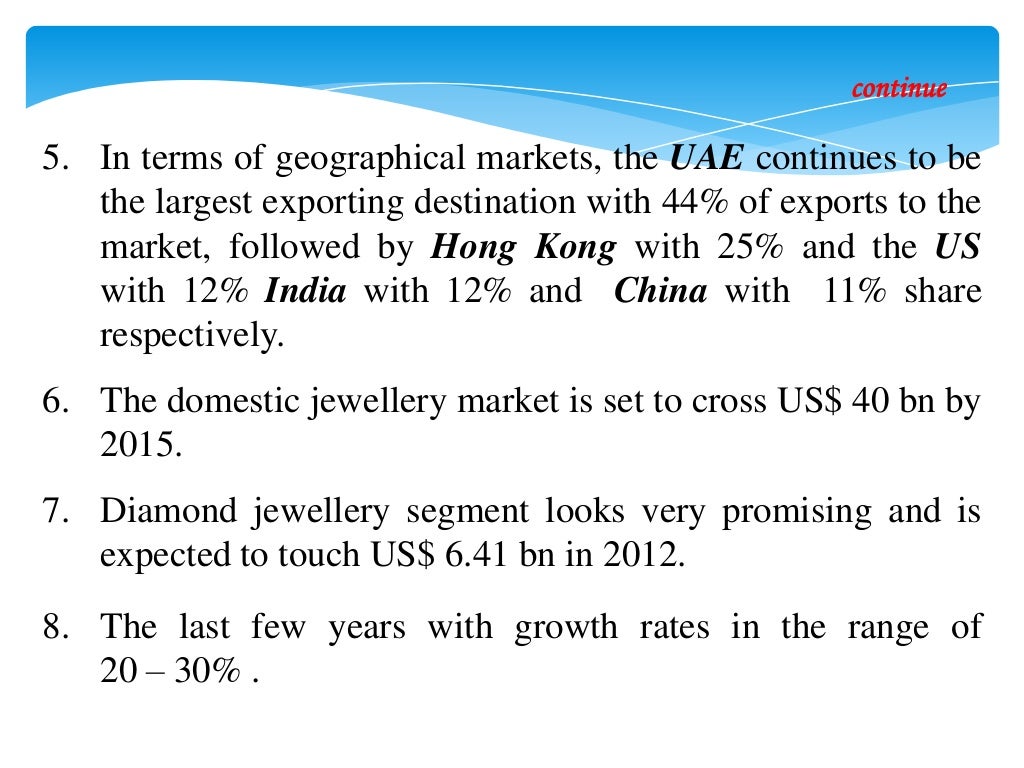 GEM AND JEWELLERY INDUSTRY IN INDIA