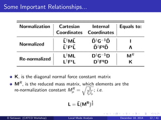 Local Vibrational Modes | PDF
