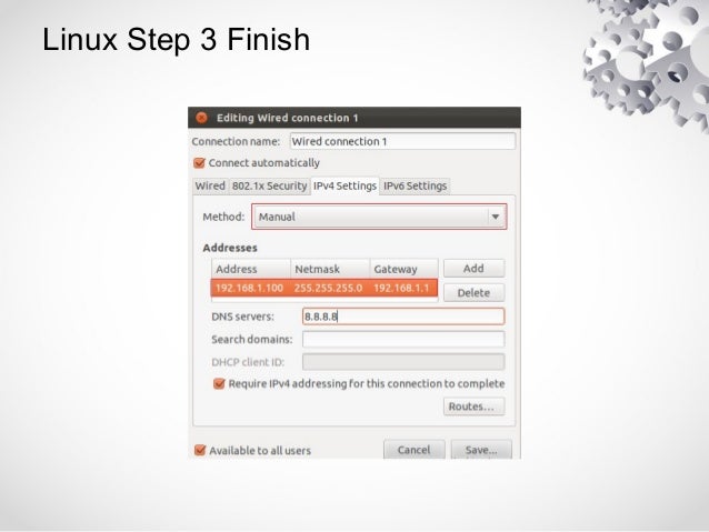 Seting IP Manual in Windows, Mac OS X, Linux and Android