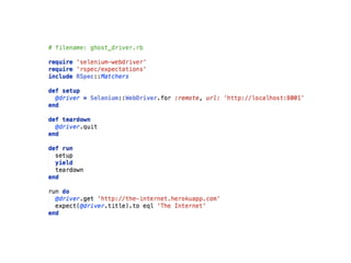 Headless w/ GhostDriver
http://elementalselenium.com/tips/46-headless-ghostdriver
 