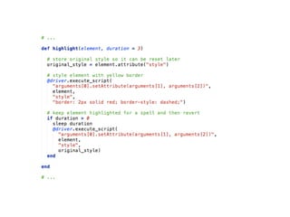 HTTP Library Cont’d
 