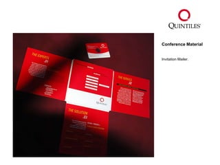 Conference Material Invitation Mailer. 