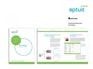 Brochures ﻿ Preclinical Services -  Oncology. 