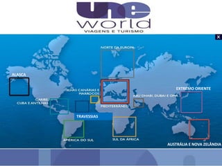 AUSTRÁLIA E NOVA ZELÂNDIA
EXTREMO ORIENTE
ALASCA
TRAVESSIAS
 