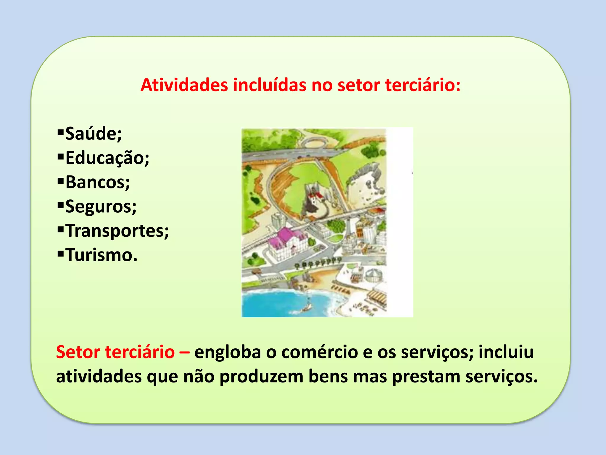 Setores de atividade ppt | PPTX