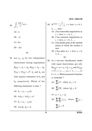 #7) ++

                EQU                                                               
     ³
      ^^   
                     
                          F                              +H H 
                                                                          G  
                                                                                             Г  z PS K Г P  Г Г

                                                             Г Г VJGP 
       #        SK                                            #   H JCU TGOQXCDNG UKPIWNCTKVKGU CV
                                                                    PSKГ P  Г Г 
       $ SK                                                  $   H JCU GUUGPVKCN UKPIWNCTKVKGU CV
                                                                    PSKГ P  Г Г 
       % SK                                                  %   H JCU FQWDNG RQNGU CV VJG QOKVVGF
                                                                  RQKPVU CV YJKEJ VJG TGUKFWG KU
       SK                                                    GTQ
                                                               H JCU RQNGU CV   PSKГ P  Г
                               1T
                                                                  Г Г 

 .GV [  Г [  DG VYQ KPFGRGPFGPV                                                    1T
                                                          +P C VYQ YC[ ENCUUKHKECVKQP OQFGN
      QDUGTXCVKQPU JCXKPI GZRGEVCVKQPU
                                                             YKVJ GSWCN QDUGTXCVKQPU RGT EGNNГ
      ' [  T                TГ ' [  T  TГ           ' [KLM  z                JKL CPF 8 [KLM
                                                                                       DK          EL
                                                              V K  C L  Г D
      8 [  8 [  V T CPF T  CTG
                        Ž      Ž
                                                             M  E 9JKEJ RCTCOGVTKE HWPEVKQP
      NGCUV USWCTGU GUVKOCVQTU QH T CPF
                                                             KU GUVKOCDNG !
      T  TGURGEVKXGN[ 9JKEJ QH VJG                          #   ¦E DK
                                                                          K    K       YJGTG 6EK  

      HQNNQYKPI UVCVGOGPVU KU HCNUG !
                                                              $   ¦F EL
                                                                          L    L       YJGTG 6FL  
       #        Ž
                T        [ Г [ 
                                                              %   z       DK                EL
       $          Ž
                8 T          Ž
                            8 T        V

       %        Ž
                T        [  [ 
                                                                  ¦¦ H
                                                                      K   L
                                                                                       KL   J KL    YJGTG
                                                                                                             ¦H
                                                                                                              K
                                                                                                                  KL




                   Ž Ž
                %QX T Г T                                       ¦H L
                                                                          KL           


                                                                                                              =261
 