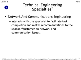 Technical Engineering
Specialties†
§ Network And Communications Engineering
– Interacts with the specialist to facilitate ...