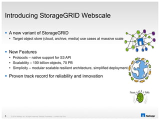 NetApp Se training storage grid webscale technical overview | PPTX