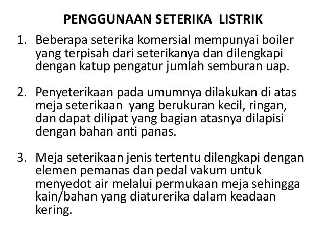 Cara Menggunakan Setrika Dalam Bahasa Inggris Beserta Artinya