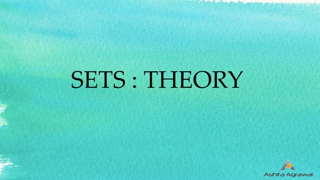 Introduction to Sets | PPSX