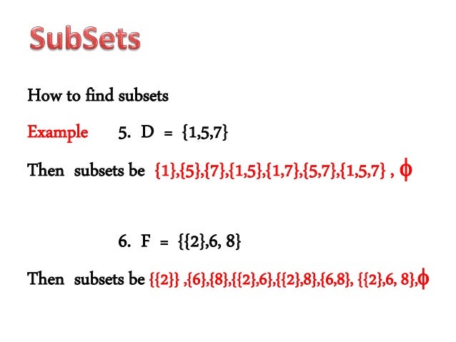 Sets