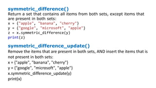 Sets | PPTX