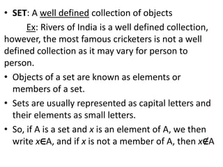 Sets Class XI Chapter 1