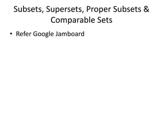 Sets Class XI Chapter 1